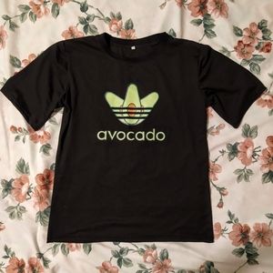 Black Avocado 🥑 Graphic Tee Shirt (Not Adidas)